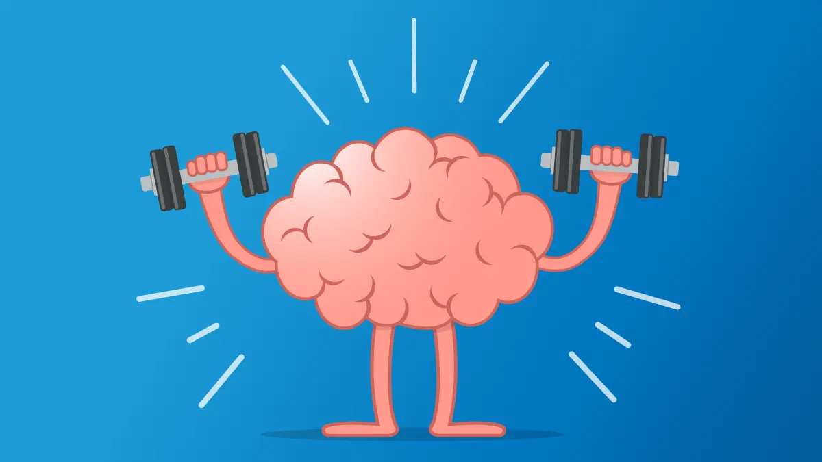 Brain lifting weights